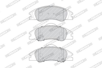 BREMSBELAGSATZ SCHEIBENBREMSE FERODO FDB4014 1
