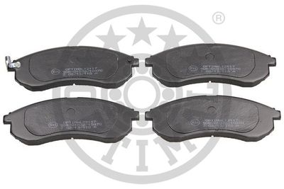 Комплект тормозных колодок, дисковый тормоз OPTIMAL BP-12117 для MITSUBISHI L200