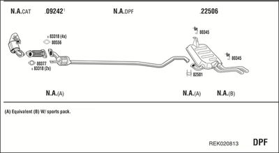 Układ wydechowy WALKER REK020813