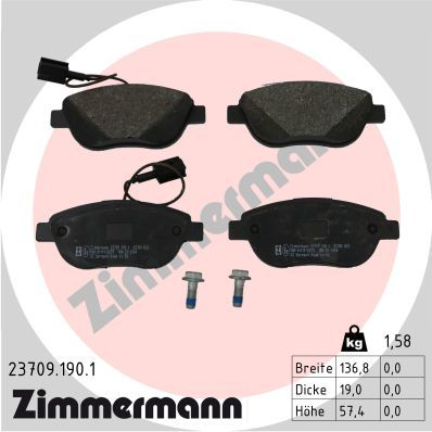 Brake Pad Set, disc brake 23709.190.1