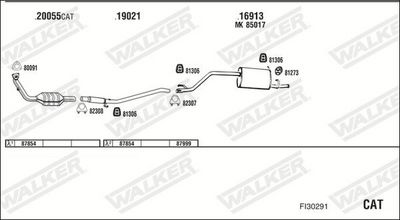 Изпускателна система WALKER FI30291