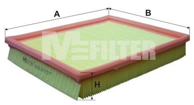 Воздушный фильтр MFILTER K 416 для DAEWOO ESPERO