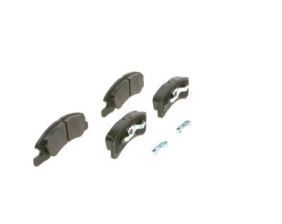 Remblokken set Voor , past: MITSUBISHI MIRAGE / SPACE STAR VI, MIRAGE VI 1.0/1.2/1.2LPG 01.12-