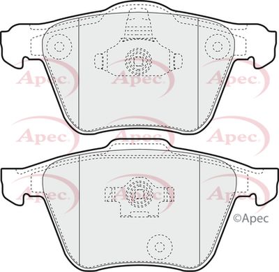 Brake Pad Set APEC PAD1335