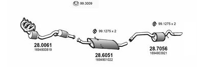 Układ wydechowy ASSO ART3995