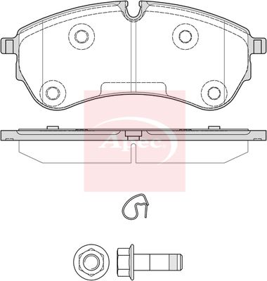 APEC Brake Pad Set, disc brake PAD2399