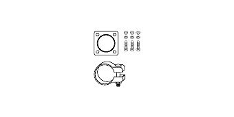 Монтажный комплект, катализатор HJS 82 32 6902 для FIAT TEMPRA