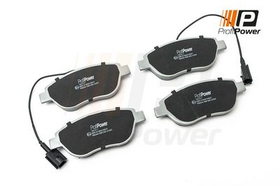 stabdžių trinkelių rinkinys, diskinis stabdys 1B1211 ProfiPower