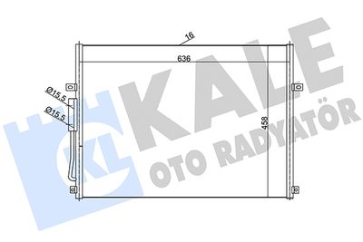 Конденсатор, кондиционер KALE OTO RADYATÖR 385700 для JEEP GRAND CHEROKEE