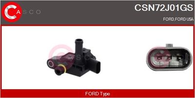 SENZOR PRESIUNE GAZE EVACUARE