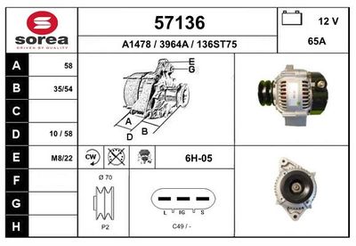 GENERATOR EAI 57136