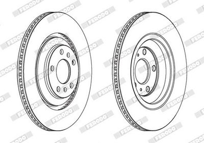BREMSSCHEIBE FERODO DDF1935C 1