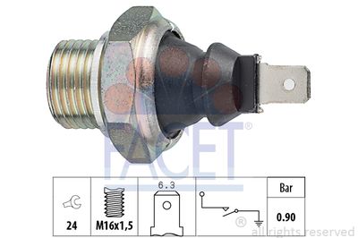 FACET 7.0140 Датчик давления масла для VW LUPO I (6X1, 6E1)