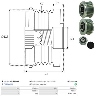 SISTEM ROATA LIBERA GENERATOR AS-PL AFP4005INA 3