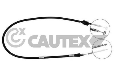 Тросик, cтояночный тормоз CAUTEX 765864 для SUZUKI BALENO