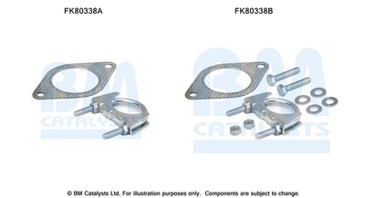 Монтажный комплект, катализатор BM CATALYSTS FK80338 для FIAT STRADA