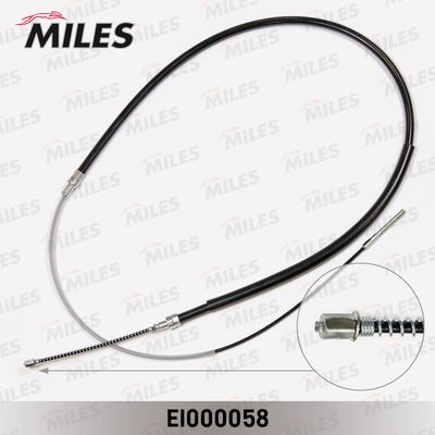 Тросик, cтояночный тормоз MILES EI000058 для VW PASSAT