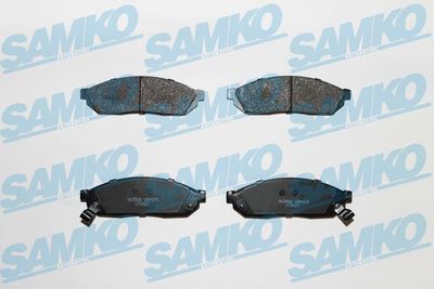 Комплект тормозных колодок, дисковый тормоз SAMKO 5SP075 для SUZUKI ALTO