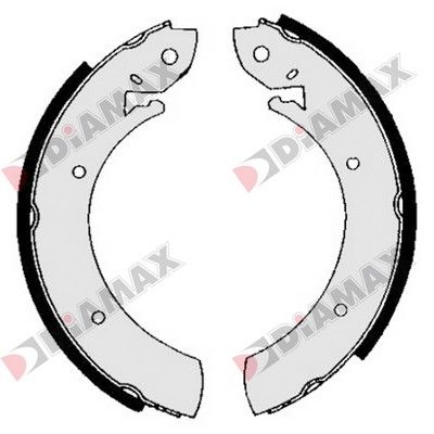 DIAMAX N01070 Ремкомплект барабанных колодок  для JAGUAR (Ягуар)