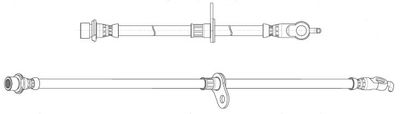 Тормозной шланг CEF 514755 для TOYOTA VENZA