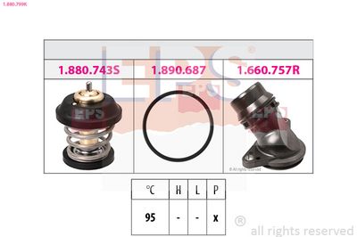 Termostat, chladivo EPS 1.880.799K