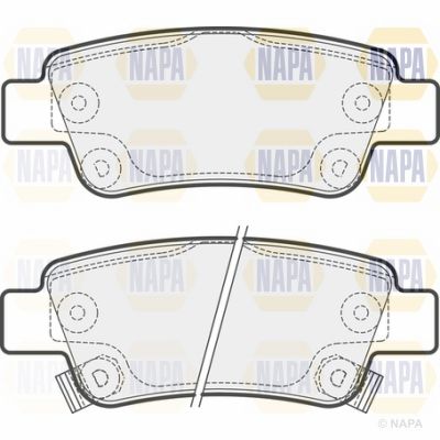 Brake Pad Set NAPA NBP1005