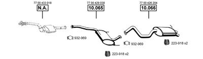 Układ wydechowy ASMET RE101810