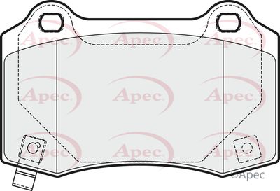 Brake Pad Set APEC PAD1688