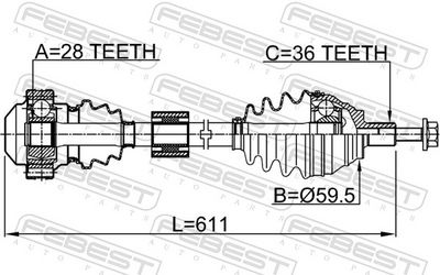 PLANETARA FEBEST 2314ADFRH 1