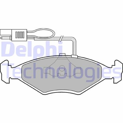 DELPHI LP604 Тормозные колодки и сигнализаторы  для FIAT DUNA (Фиат Дуна)