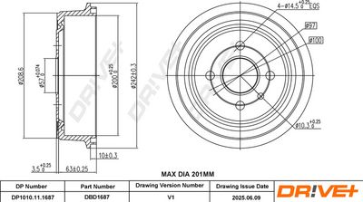 TAMBUR FRANA DR!VE+ DP1010111687 2