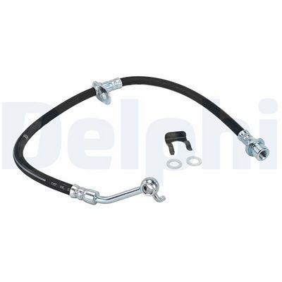 Remleiding/slang flexibel Achter Links (lengte 590mm, M10x1) past: HONDA CIVIC X 1.0/1.6D 02.17-12.22
