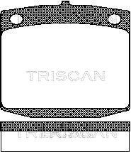Комплект тормозных колодок, дисковый тормоз TRISCAN 8110 14023 для NISSAN DATSUN