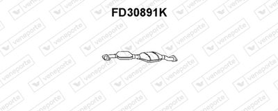 VENEPORTE FD30891K Катализатор  для FORD SCORPIO I (GAE, GGE) 2.0 i