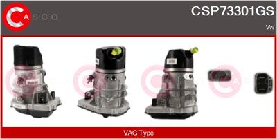 Гидравлический насос, рулевое управление CASCO CSP73301GS для VW TOUAREG