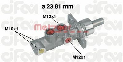 Спирачна помпа METZGER AUTOTEILE 202-362