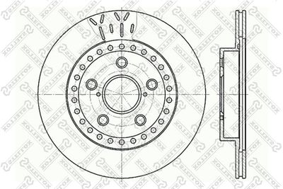 STELLOX 6020-4562V-SX Тормозные диски  для TOYOTA RAV 4 (Тойота Рав 4)