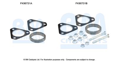 Монтажный комплект, катализатор BM CATALYSTS FK90731 для BMW 8