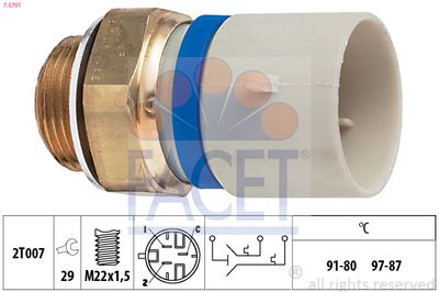 TEMPERATURSCHALTER KüHLERLüFTER FACET 75701