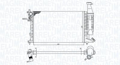 RADIATOR RACIRE MOTOR MAGNETI MARELLI 350213186400 1