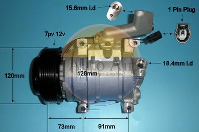 Compressor, air conditioning Auto Air Gloucester 14-0018P