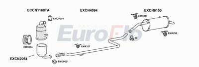 Układ wydechowy EUROFLO CNC4CA16D1001A00