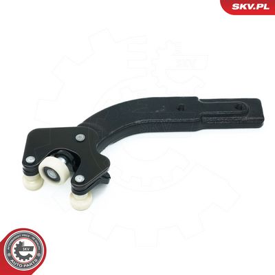 Ritinėlio kreiptuvas, atstumiamos durys