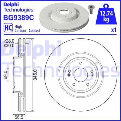 DELPHI BG9389C Деталь для KIA STINGER (CK) 2.0 T-GDi DELPHI BG9389C Деталь для KIA STINGER (CK) 2.0 T-GDi