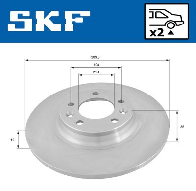 DISC FRANA SKF VKBD90022S2 1