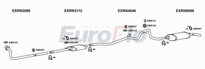 Układ wydechowy EUROFLO RN18163001A00