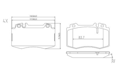 SET PLACUTE FRANA FRANA DISC BOGAP C8210121 4