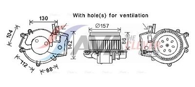 INNENRAUMGEBLäSE AVA Clever Choice MS8657