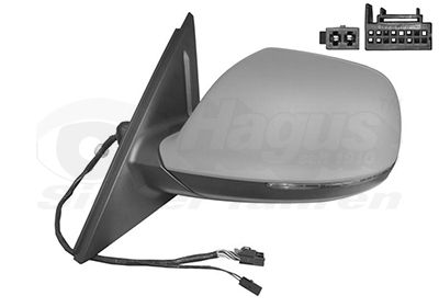Vnější zpětné zrcátko VAN WEZEL 0380807