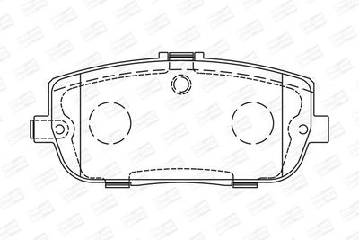 BREMSBELAGSATZ SCHEIBENBREMSE CHAMPION 573640CH 1
